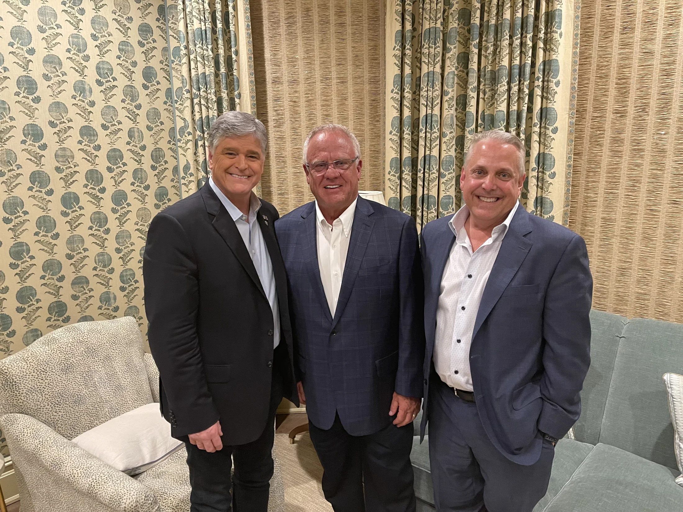 Pete with Sean Hannity, photograph 1