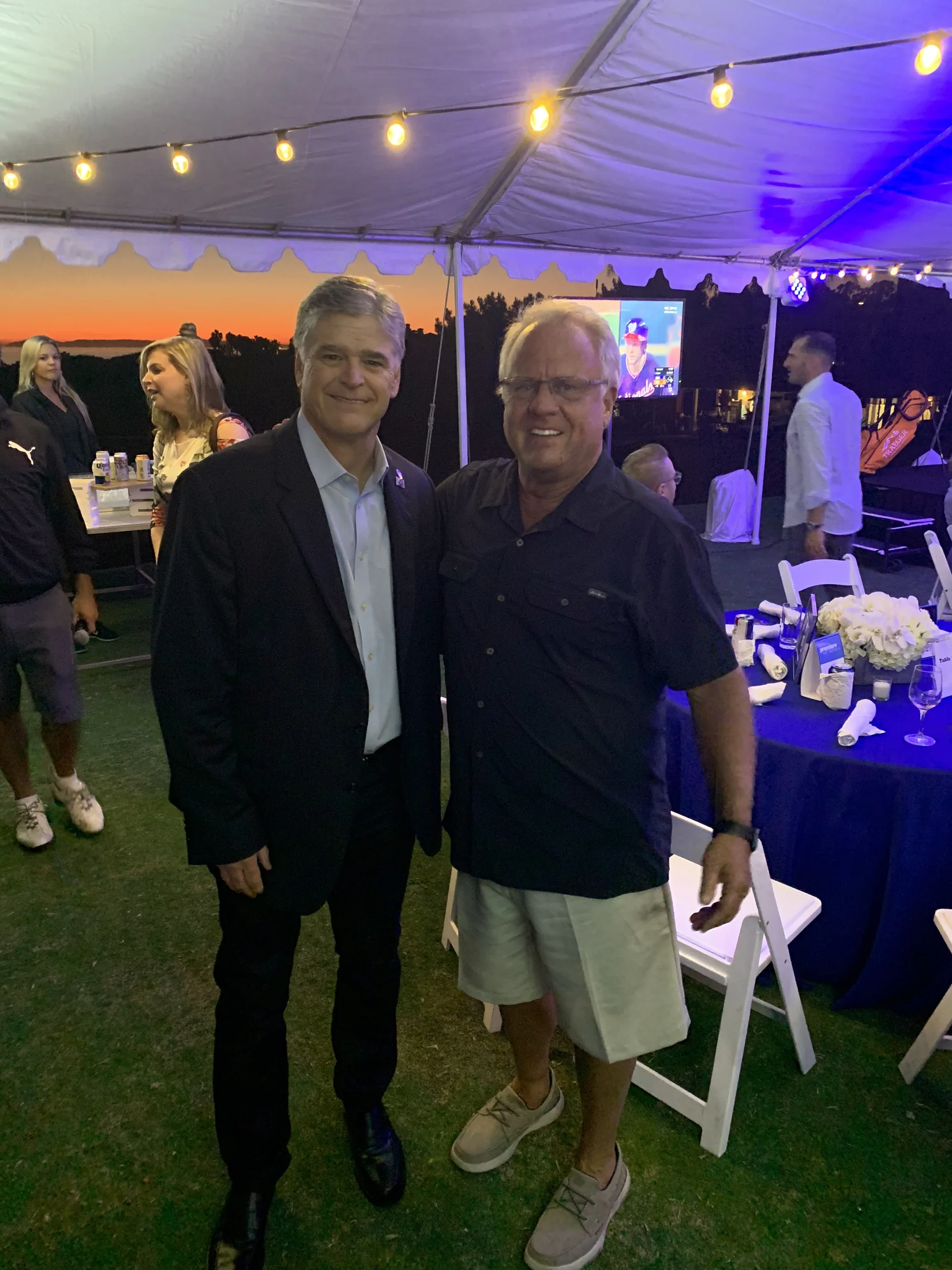Pete with Sean Hannity, photograph 2